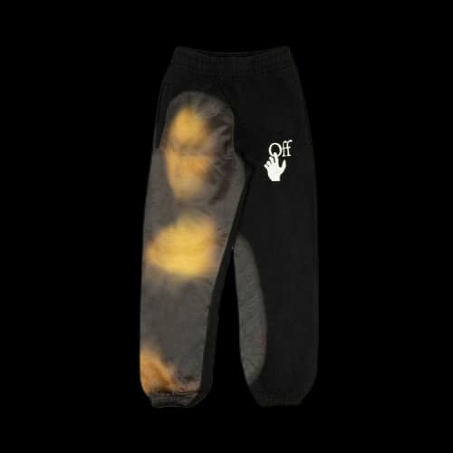 Off-White Blurred Monalisa Short Sweatpant 'Black'