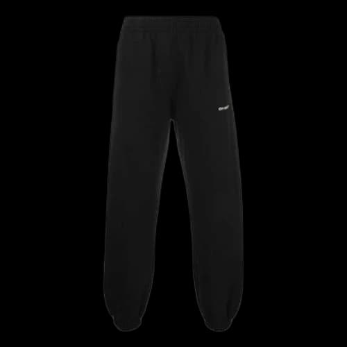Off-White FW22 Solid Color Sports Pants/Trousers/Joggers Version Black