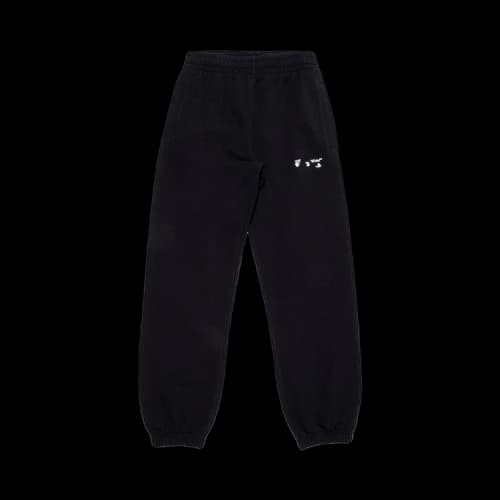 Off-White SS21 Logo Bundle Feet Sports Pants Version Black
