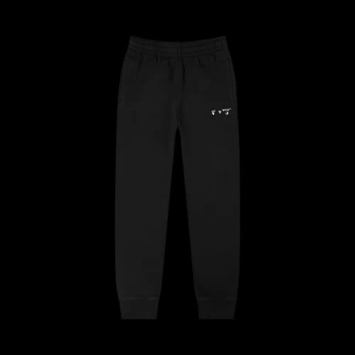 Off-White SS21 Logo Black Sports Pants/Trousers/Joggers