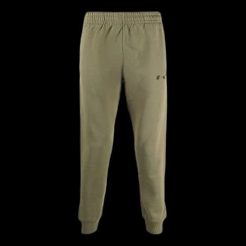 Off-White FW21 Logo Elastic Waistband Straight Sports Long Pants Ordinary Version Dark Green
