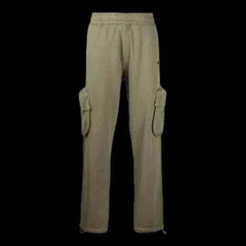Off-White FW21 Solid Color Cargo Pocket Sports Pants/Trousers/Joggers Loose Fit Brown
