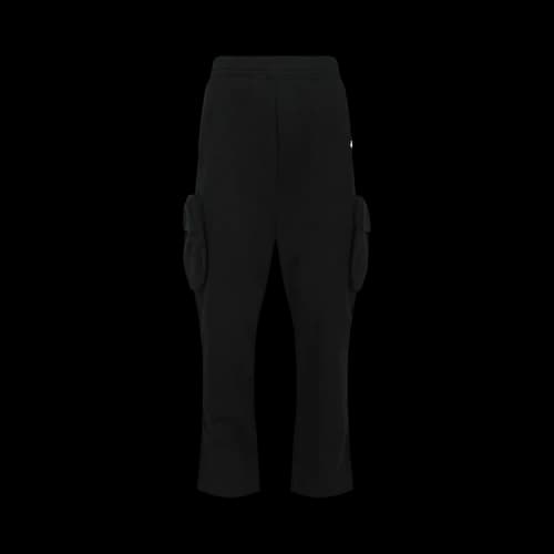 Off-White SS21 Logo Cargo Sweatpants Slim Fit Version Black