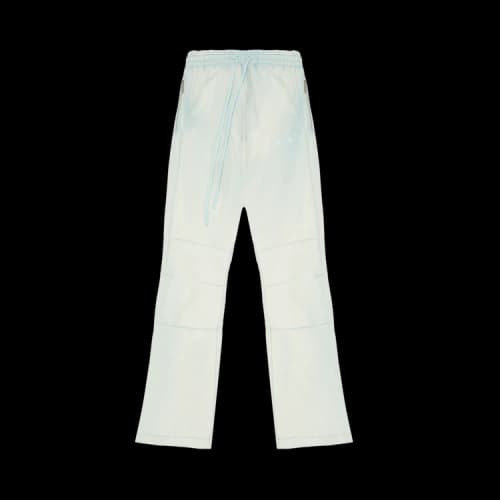 Off-White SS22 Solid Color Drawstring Lacing Sports Pants/Trousers/Joggers Light Blue