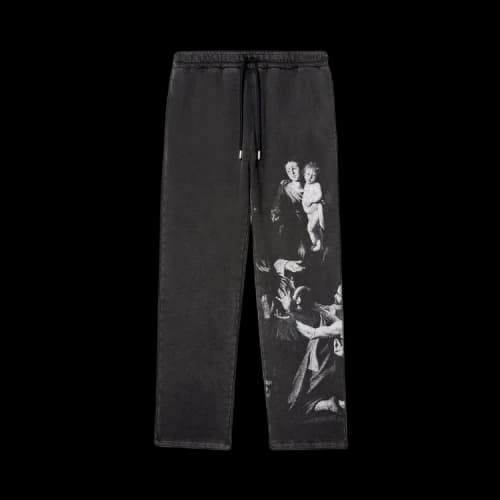 Off-White Blurred Mary Sweatpant 'Black/White'