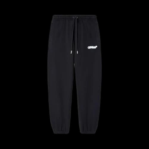 Off-White Spray Arrow Cuffed Sweatpants 'Black/White'