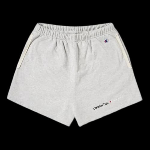 Off-White x Champion Mens Light Grey