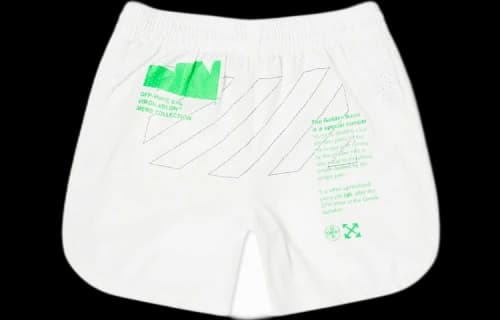 Off-White Mesh Shorts White