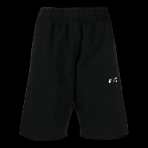Off-White SS22 Logo Printing Casual Shorts Version Black