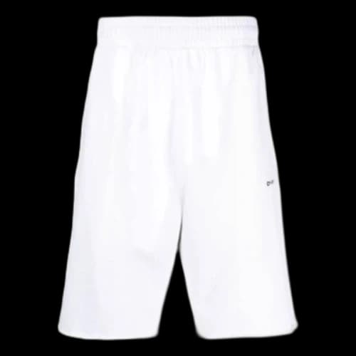 Off-White Wave Out Diag Mesh Shorts 'White'