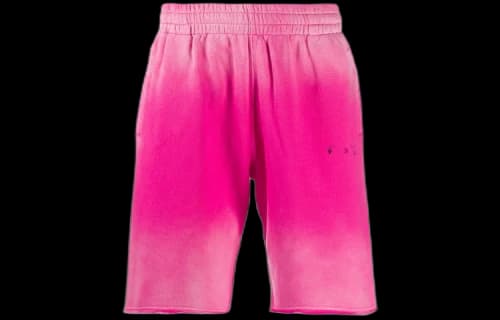 Off-White Tie Dye Shorts Pink