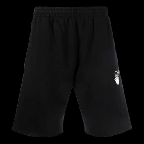 Off-White FW21 Retro Logo Sports Shorts Slim Fit Version Black