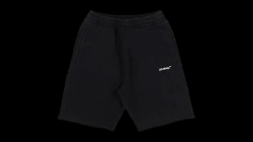 OFF-WHITE Outline Marker Arrow Shorts Black