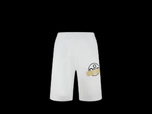 OFF-WHITE Tape Arrows Sweatshort White/Beige