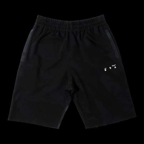 Off-White Tie-Dye Sweatshorts 'Black/Grey'
