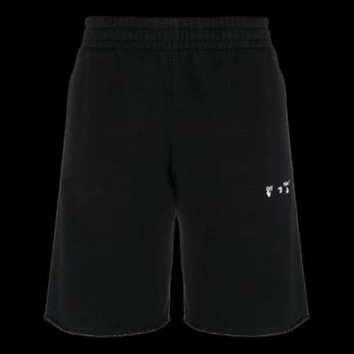 Off-White SS21 Logo Sports Shorts Black
