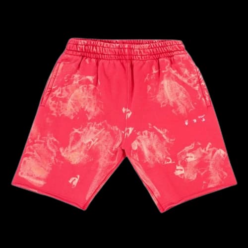 Off-White SS21 Straight Sports Red Shorts