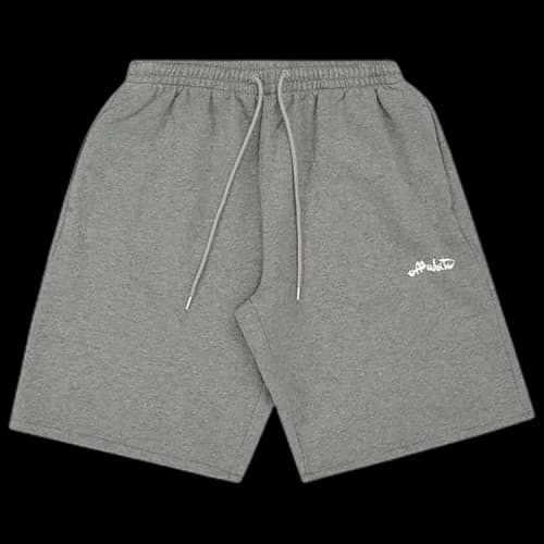 Off-White Paint Script Skate Sweatshorts 'Melange Grey'