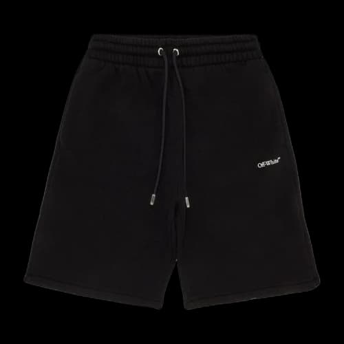 Off-White Windy Arrow Skate Sweatshort 'Black/White'
