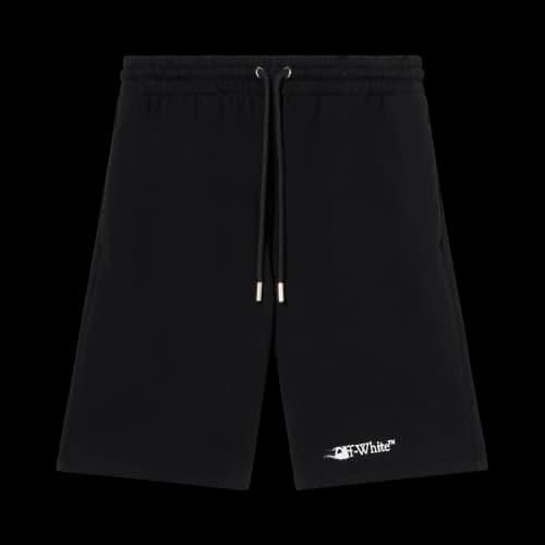 Off-White Ink Arrow Skate Sweatshorts 'Black/White'