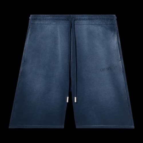 Off-White Laundry Diagonal Skate Sweatshorts 'Vintage Dark Sapphire'