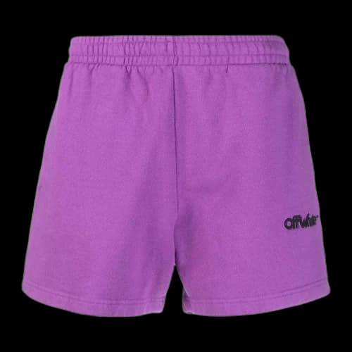 Off-White Chunky Logo Summer Sweatshorts 'Orchid'