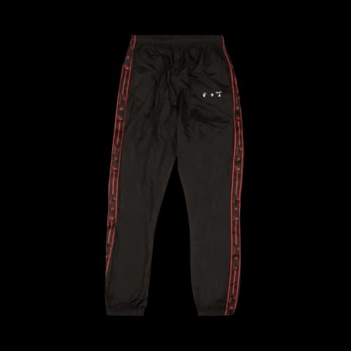 Off-White Logo Stripe Trackpant 'Black/White'