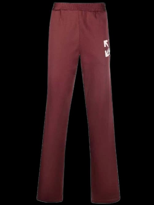OFF-WHITE Arrow Slim Trackpants Red