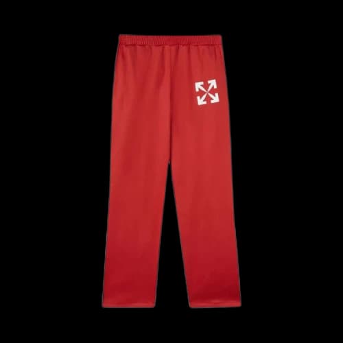 Off-White Slim Track Pants 'Red'