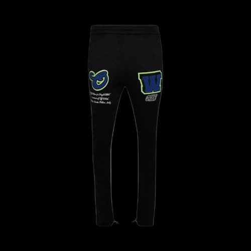 Off-White Skinny Trackpant 'Black/Blue'