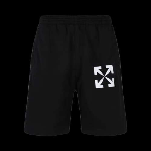 Off-White Arrow Print Track Shorts 'Black'