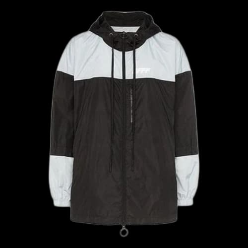 Off-White Mens Black White Splicing Jacket