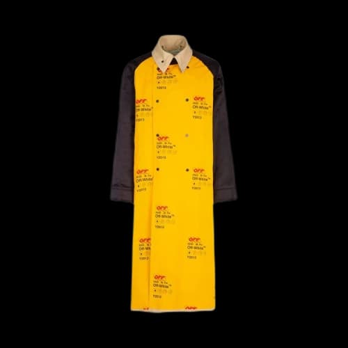 Off-White Industrial Oversized Trench Coat 'Yellow'