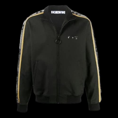 Off-White | Short Plain Logo Jackets Men Black