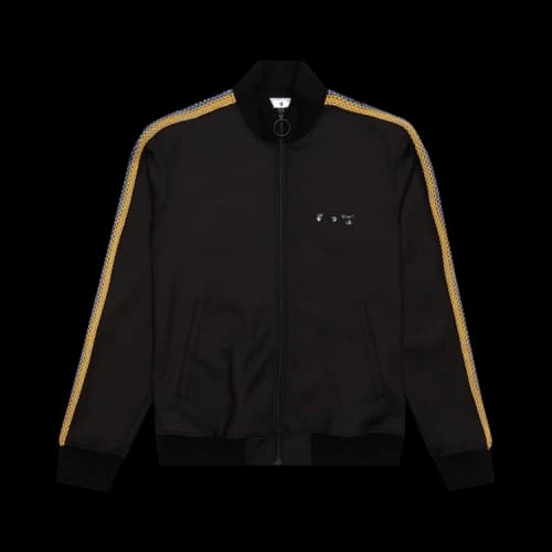 Off-White Mens Striped Sleeve Sport Jacket