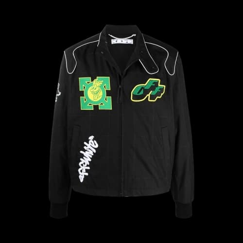 Off-White SS21 Logo Jacket Ordinary Version Black