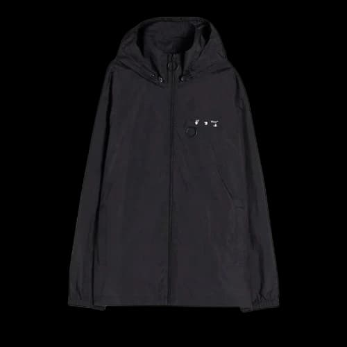 Off-White Logo Windbreaker 'Black'