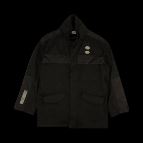 Off-White Logo Patch Parka 'Black'