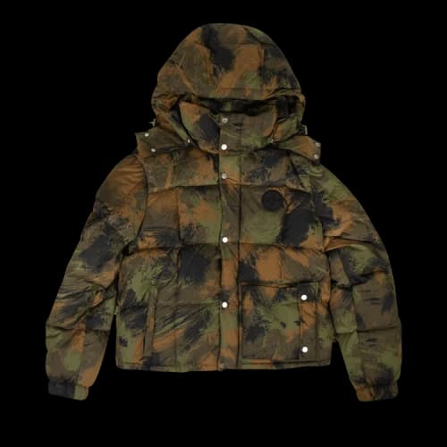 Off-White Camouflage Padded Jacket 'Green'