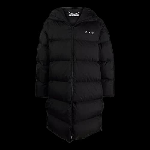 Off-White Down-feather Mid-length Coat 'Black'