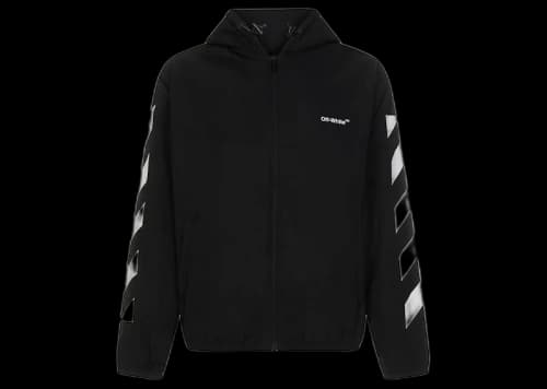 OFF-WHITE Diag Light Padded Jacket Black