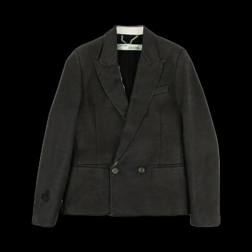 Off-White Paint Double Breasted Blazer 'Black'