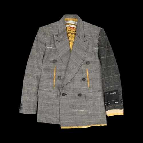 Off-White Deconstructed Blazer Jacket 'Grey'