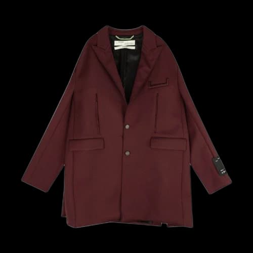 Off-White Oversized Blazer Jacket 'Maroon'