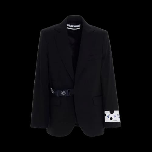 Off-White Lacing Suit Black Jacket