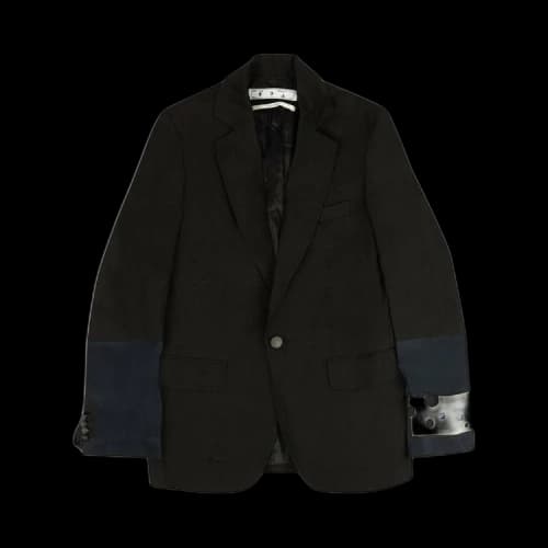 Off-White Parachute Sleeve Blazer 'Black'