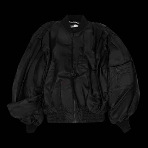 Off-White Pascal Print Pivot Bomber 'Black'