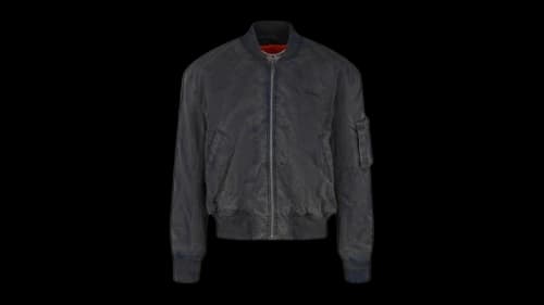 OFF-WHITE Diag Tab Vintage Outerspace Blue Jacket Blue