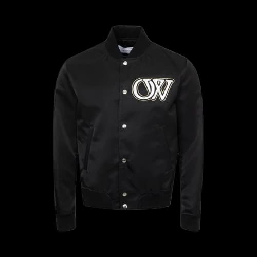Off-White Varsity Bomber 'Black/White'