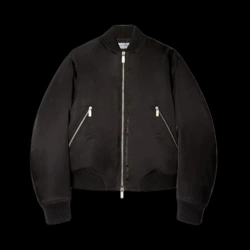 Off-White Arrow Embroidered Bomber Jacket 'Black'